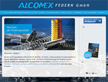 Tablet Screenshot of alcomex.de